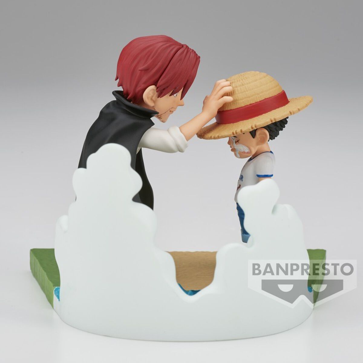 Banpresto - Monkey D. Luffy & Shanks (WCF - Log Stories Series) | One Piece Figurine de collection