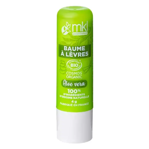 Bálsamo Labial Orgânico de Aloe Vera MKL Green Nature 4g