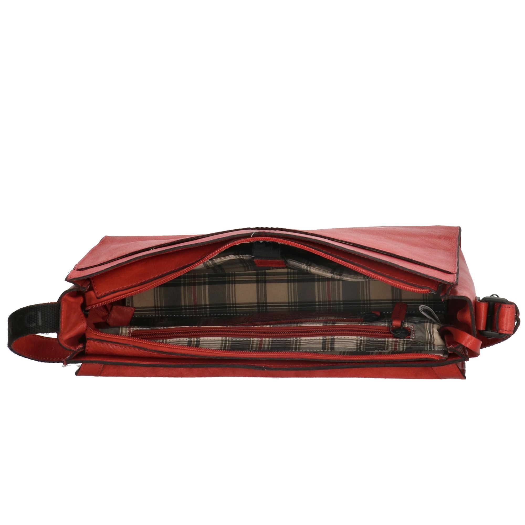 Genicci Prantik Stavanger Messenger Bag 13,3 inch Rood