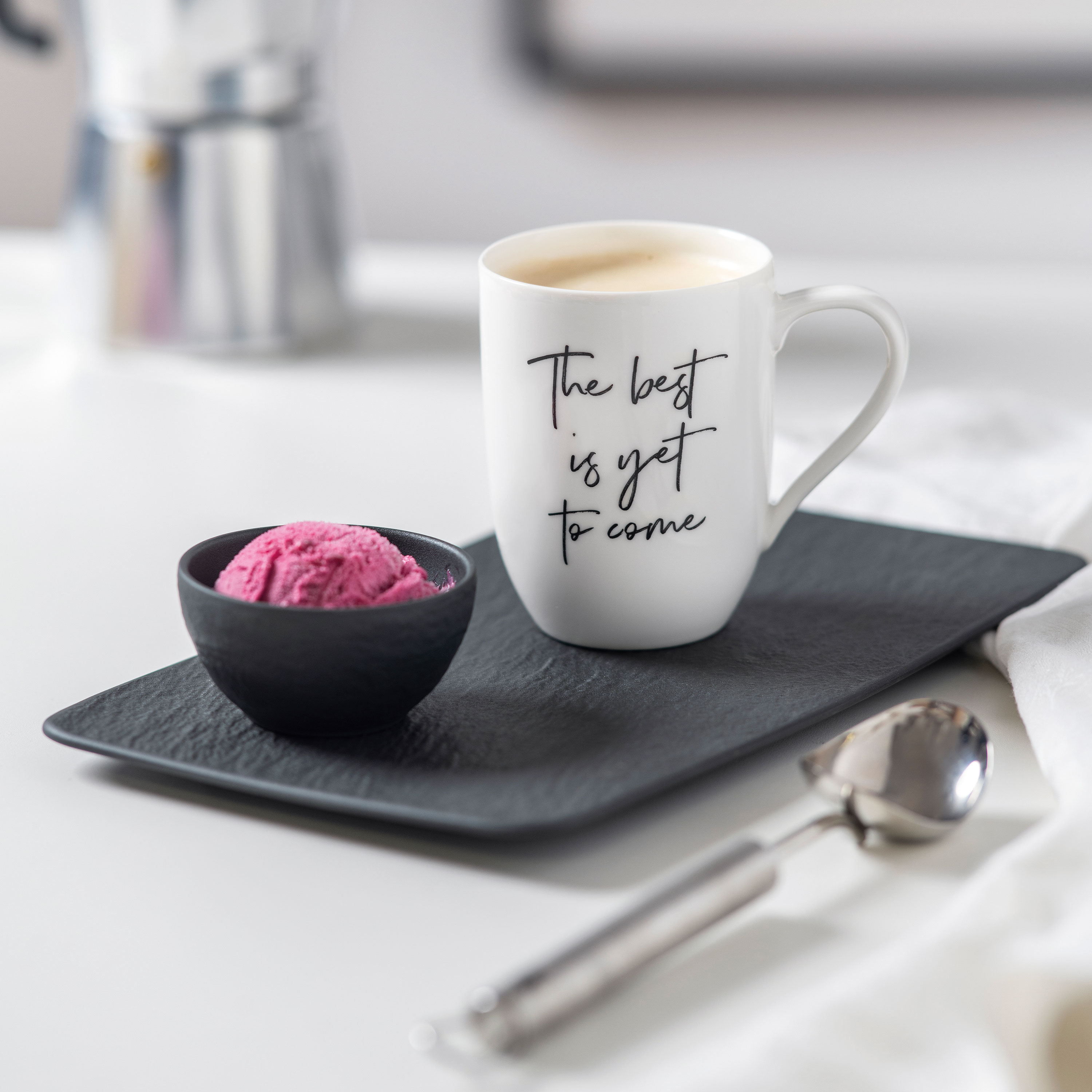 Statement Mug White, 9.9 oz, Premium Porcelain