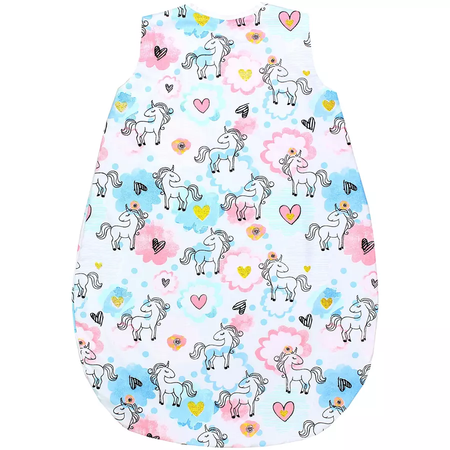 TupTam Baby Sommer Schlafsack Ärmellos Unwattiert rosablau