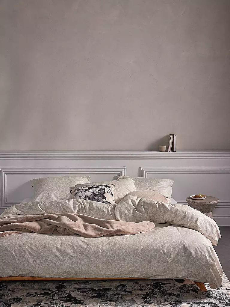 ESSENZA Satin-Bettwäsche FABRICE 70x90cm/140x200cm Ivory  creme