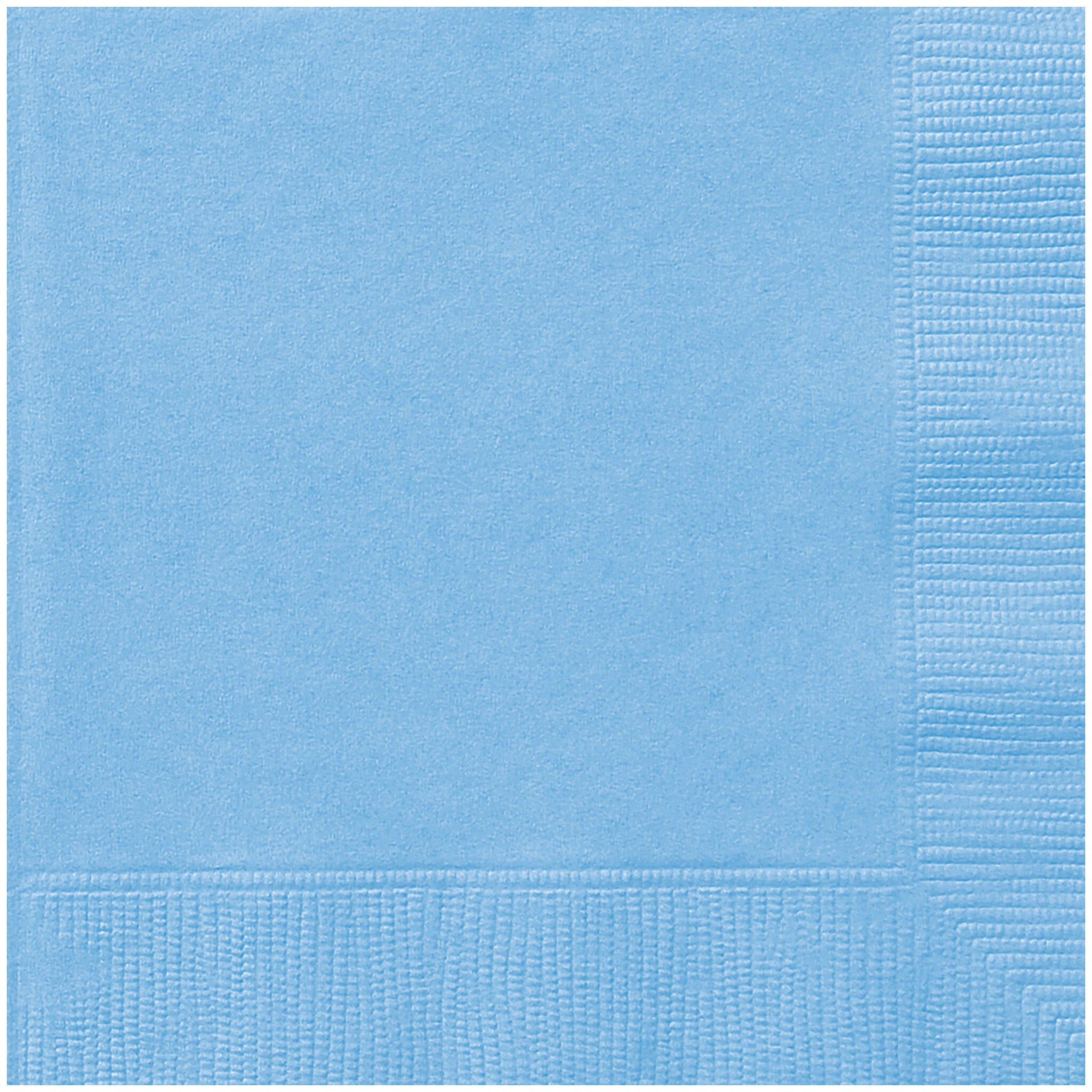 Lichtblauwe Servetten 2 Laags 33cm 20st