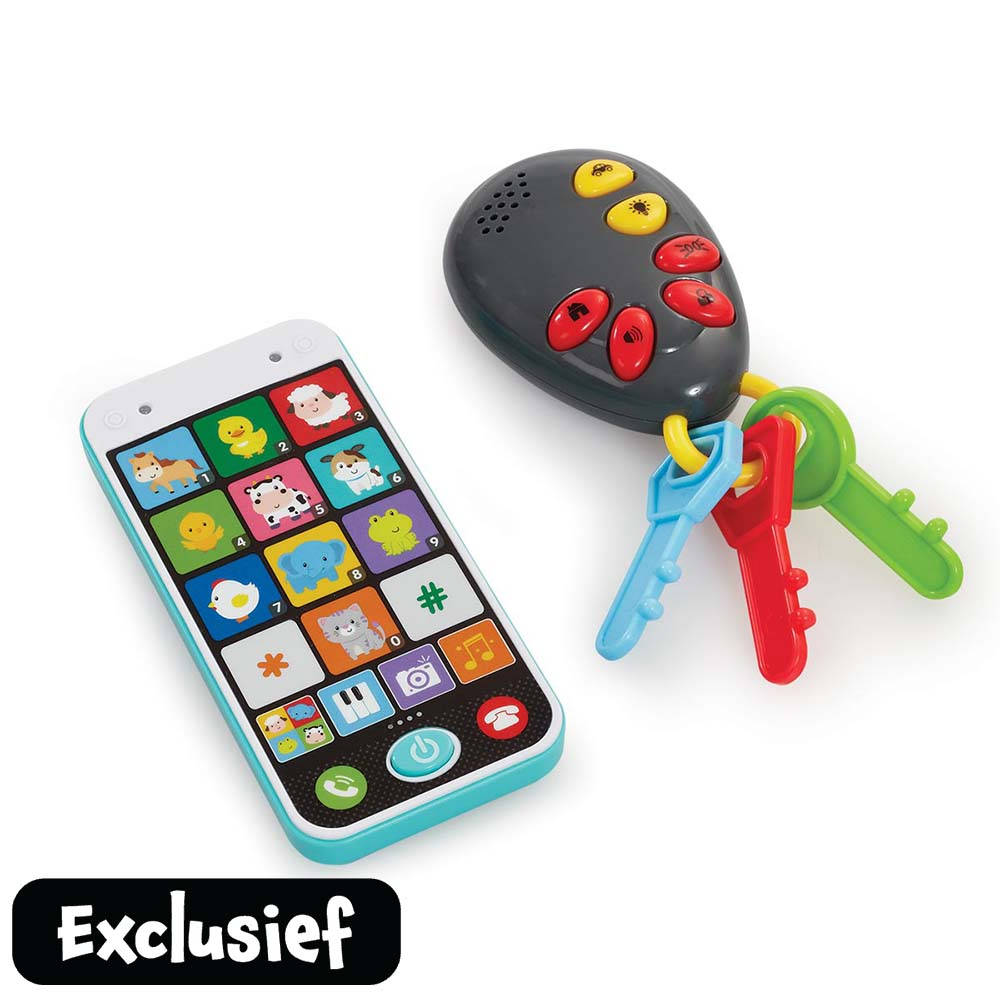 Little Lot muzikale mobiele telefoon en sleutel set