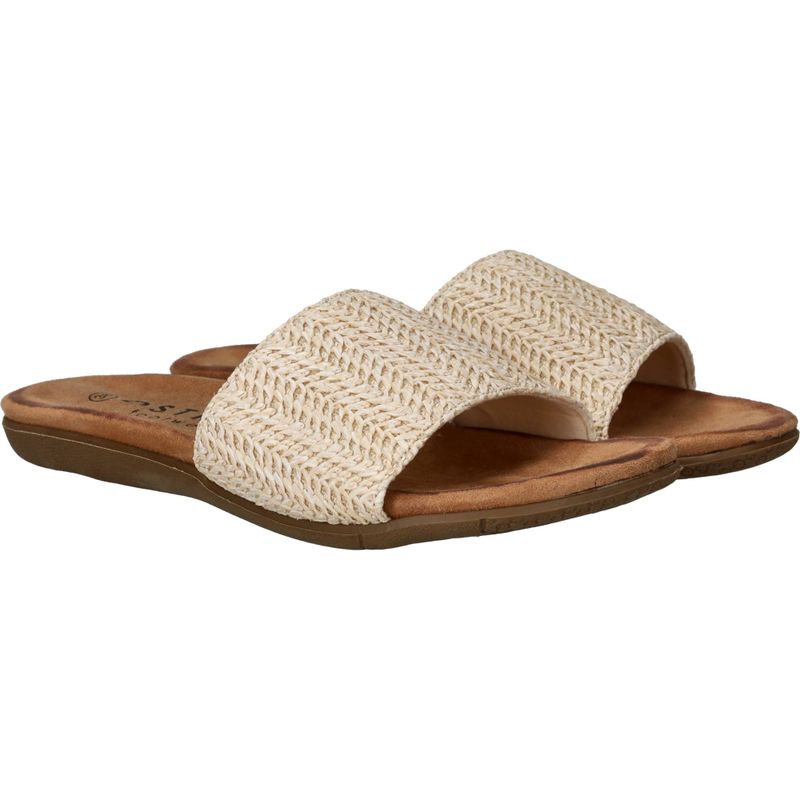 DSTRCT Slippers Beige Dames