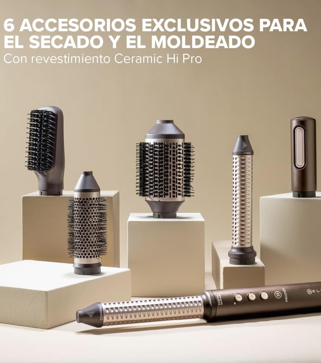 Bellissima - Escova de Modelagem Prodigy Coanda Technology 5 em 1