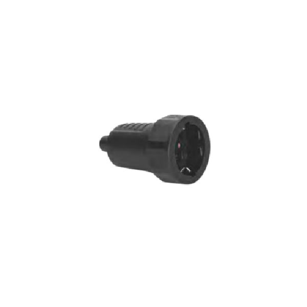 Aslo Ficha Femea Schuko Borracha 10A