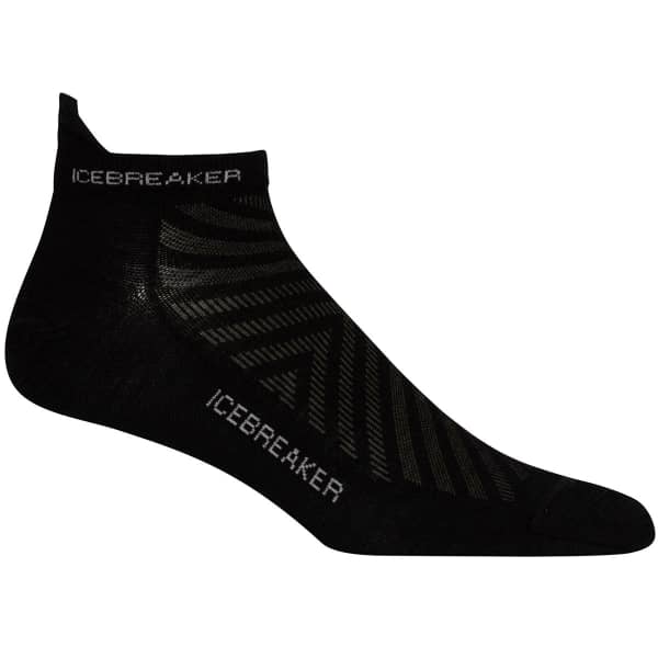 Chaussette running ICEBREAKER M RUN+_ULTRALIGHT MICRO BLACK/SLATE BLACK SLATE