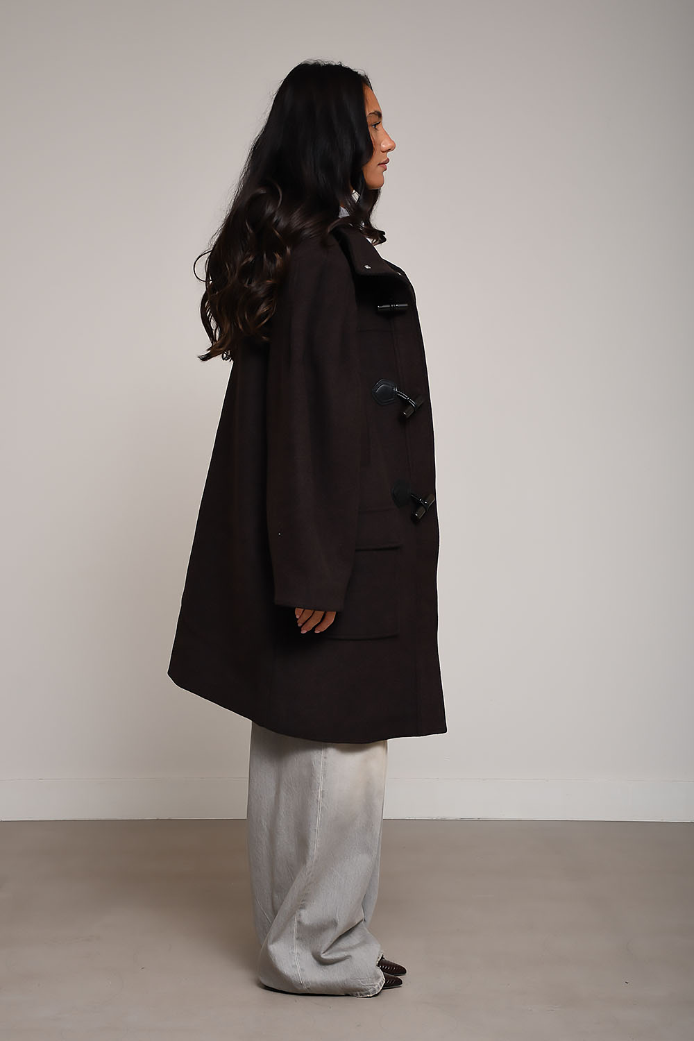 Peacoat wool duffle coat