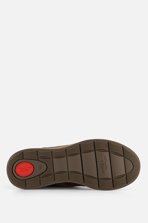 Tamaris Comfort Sneakers taupe Leer