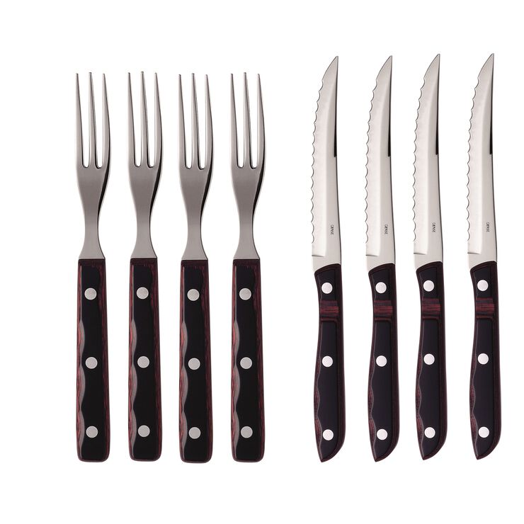 Gense Old Farmer Classic grillbestik 8 dele Brun
