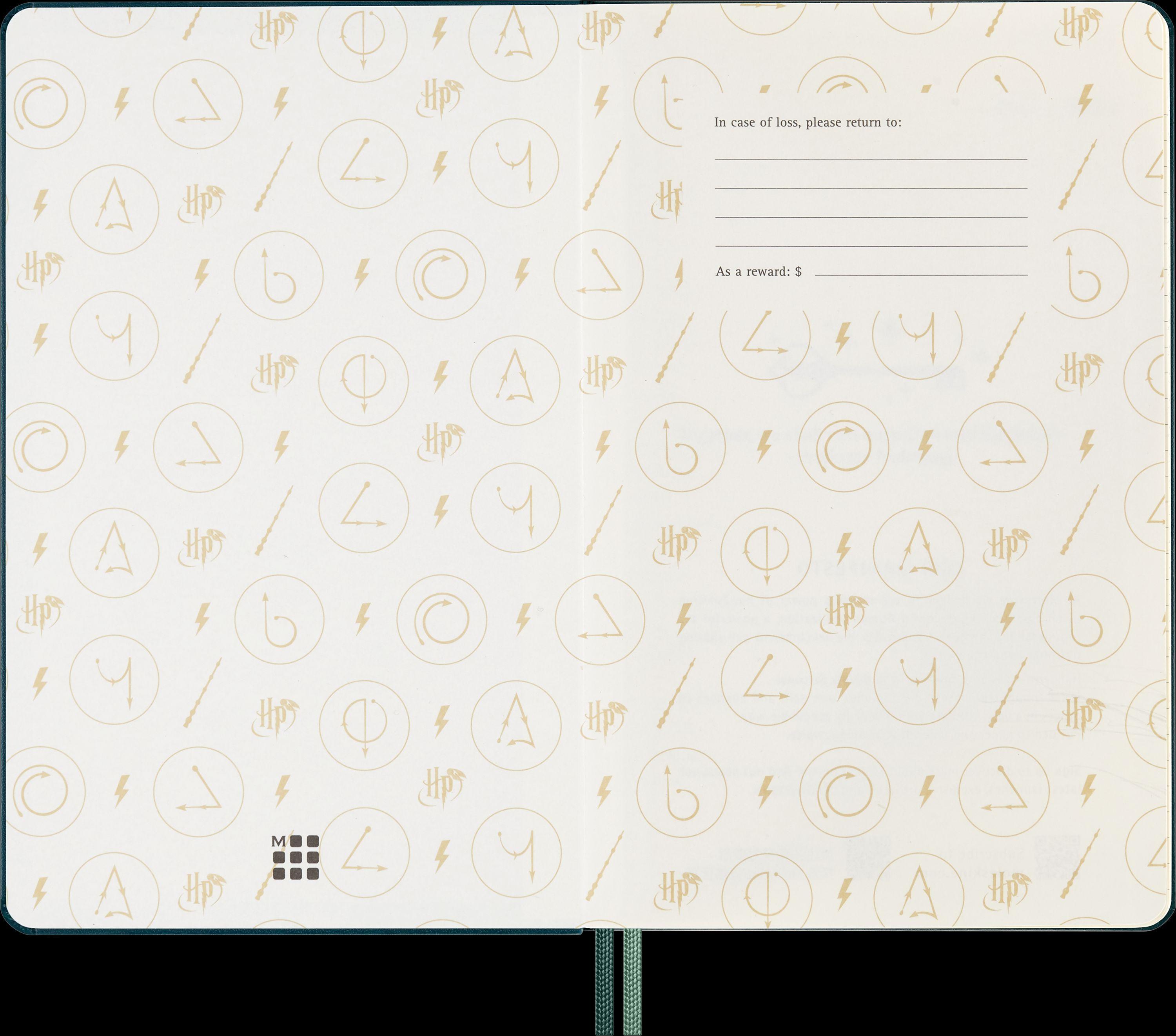 Moleskine Harry Potter Alohomora 18 Monate Wochen Notizkalender 2024/2025, L/A5