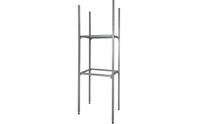 SYS-RACK  Aluminium Regal-System 43-L-RR-1 Längs für Heckgarage 45 x 31 x 130 cm