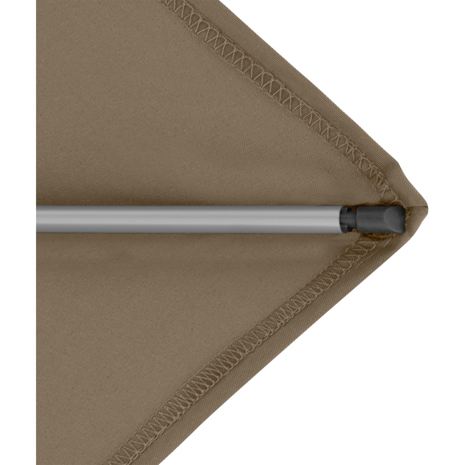 Sonnenschirm Knirps 206 cm taupe