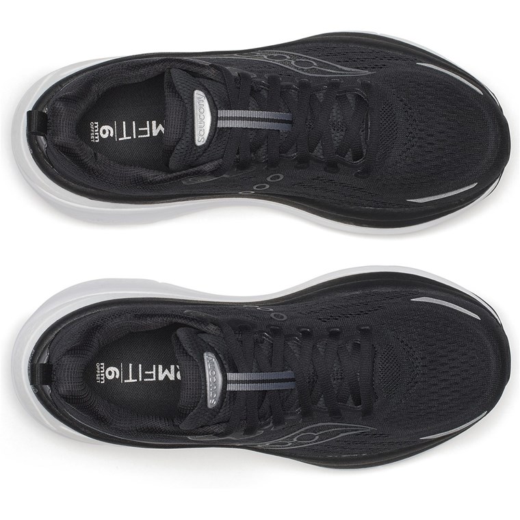 Saucony Hurricane 25 Wide Men Black/White