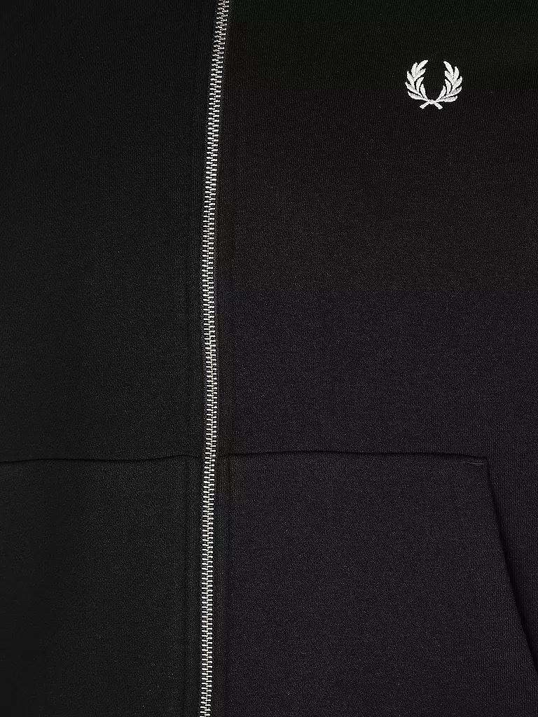 FRED PERRY Sweatjacke schwarz