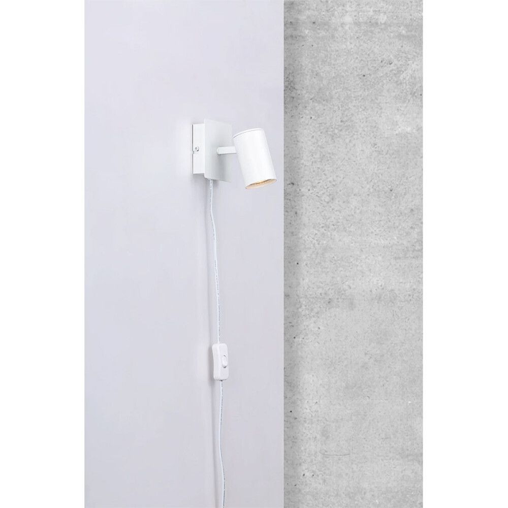 VEGGLAMPE NORDLUX FRIDA HVIT