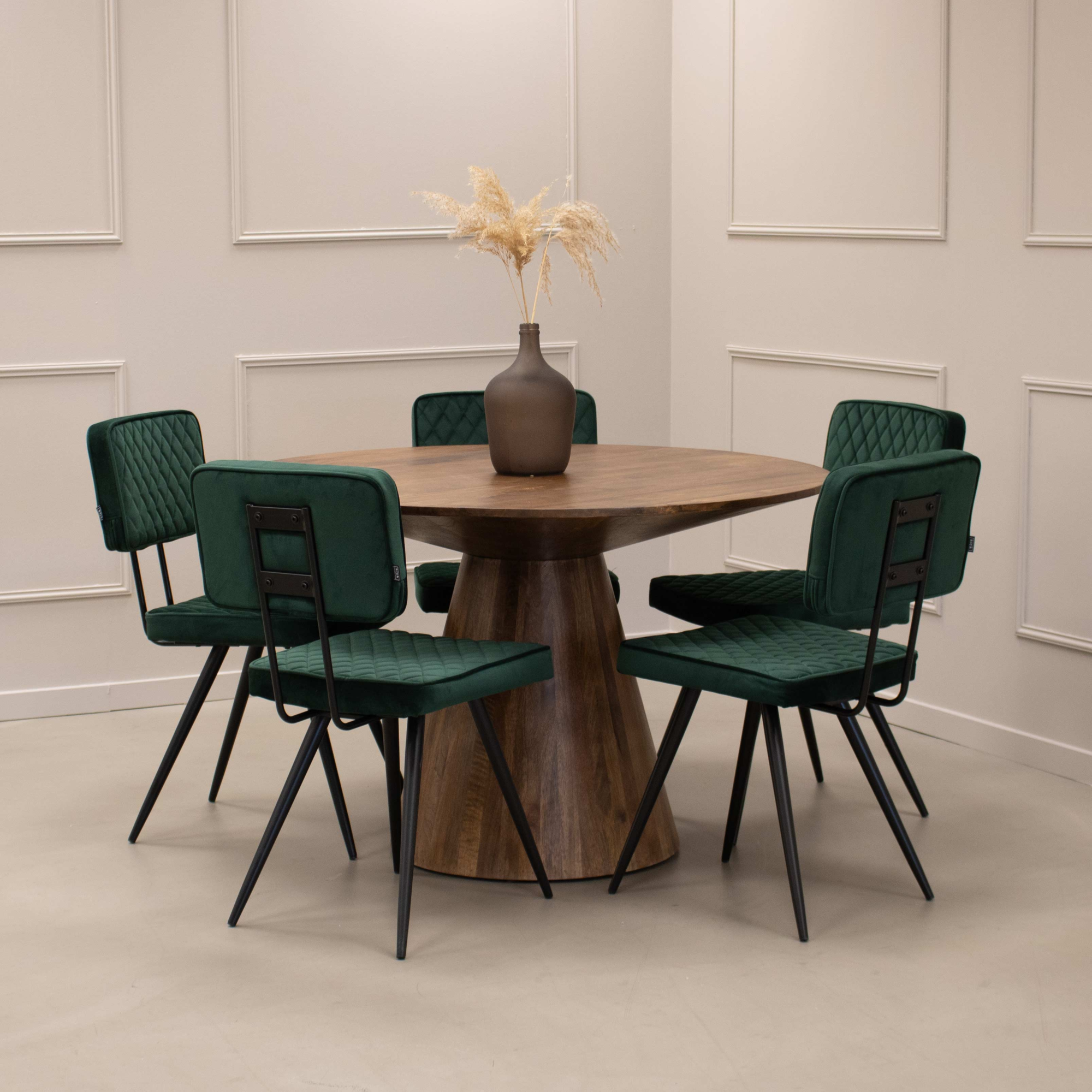 Kick eettafel Joe - 140 cm - bruin
