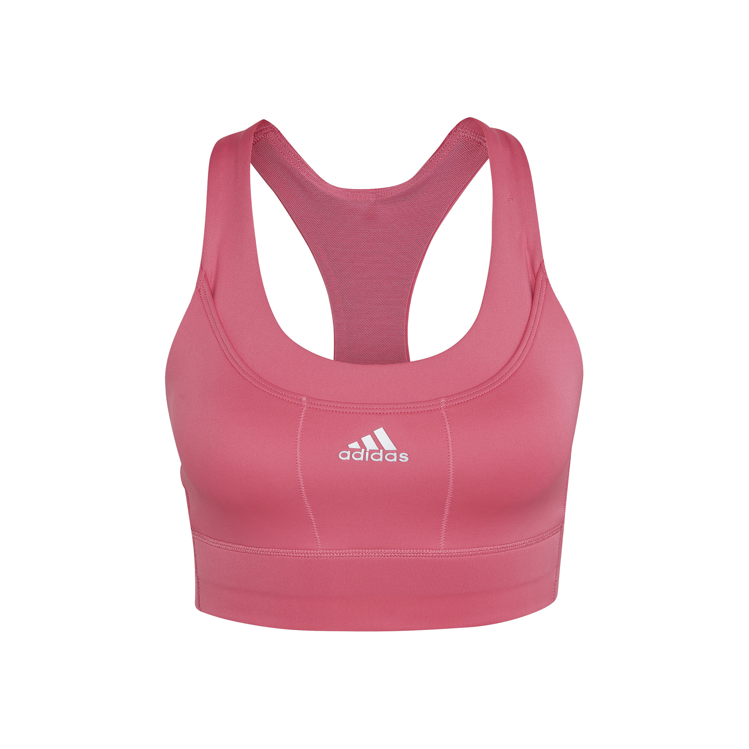 adidas Medium Support Primeknit Soutien-gorge Sport Femmes - Rouge