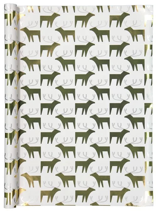 4 rouleaux de papier cadeau 200x70 noël