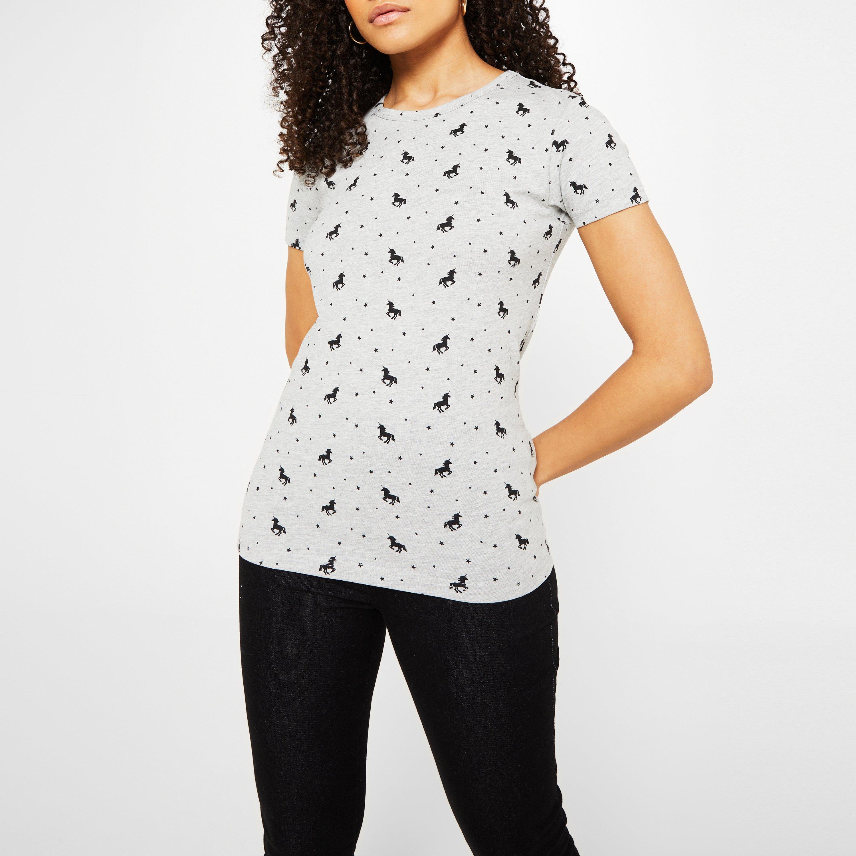 Miso Printed Boyfriend T Shirt