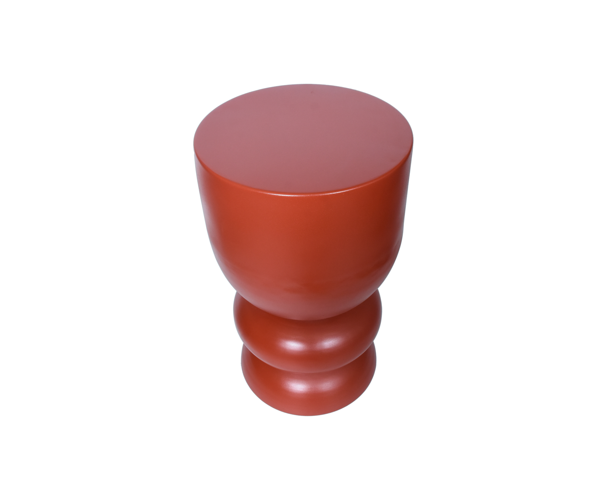 Bijzettafel Jasmijn rood bruin