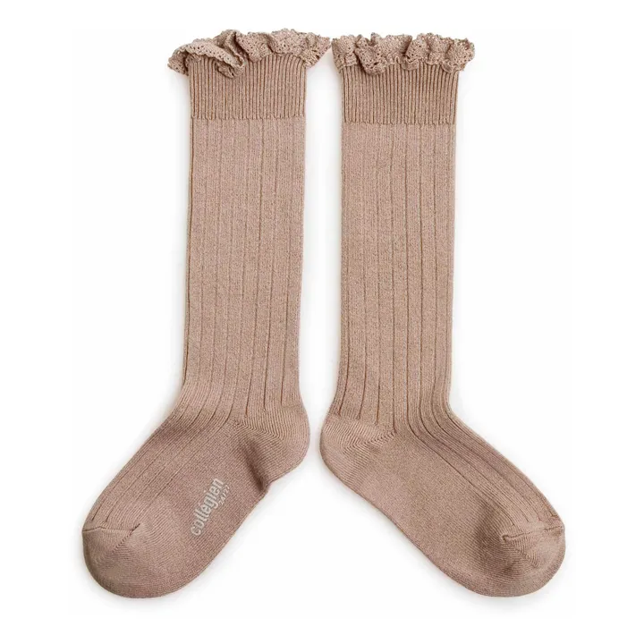 Collégien Chaussettes Joséphine | Taupe