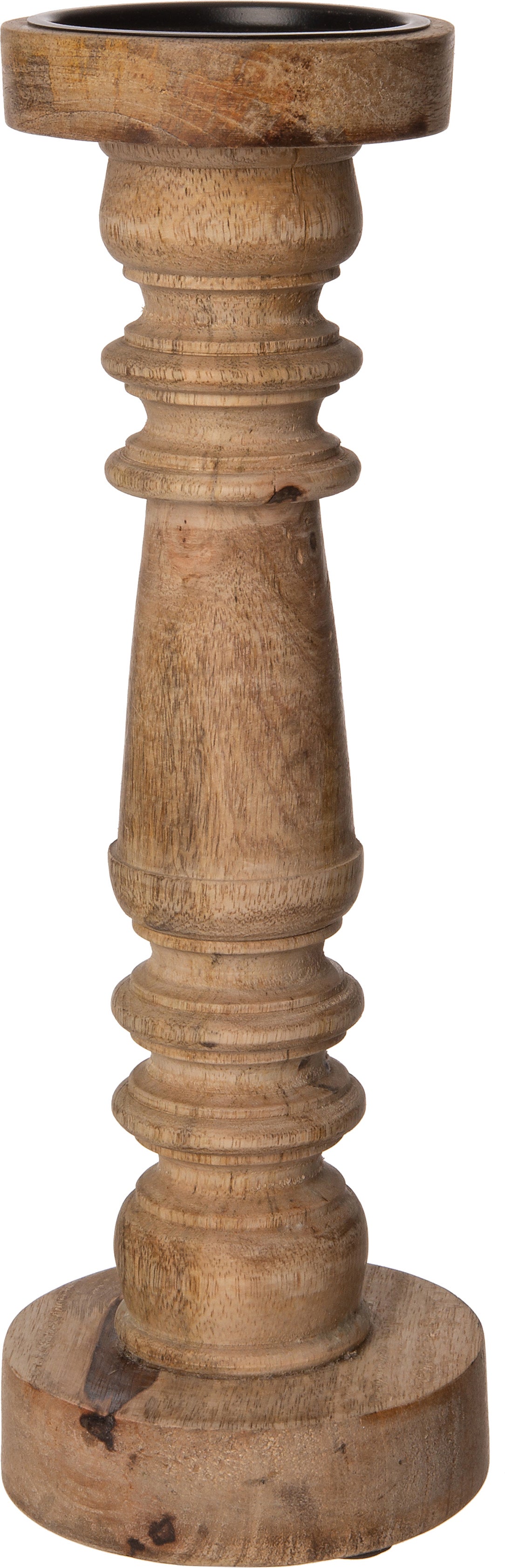 Intratuin kandelaar Kalmar bruin D 12 H 34 cm