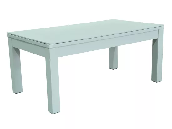 Table transformable blanche - Billard & Ping-pong - L182 x l102 x H80 cm - HENK