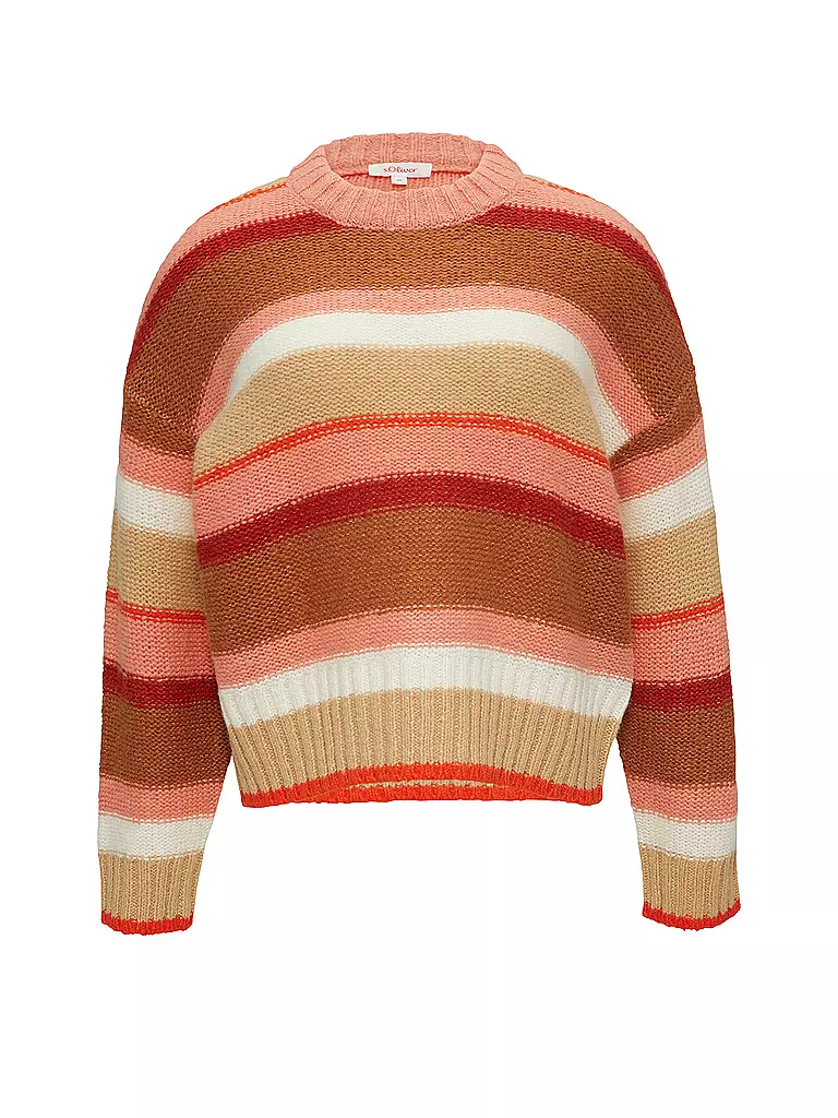 S.OLIVER Strickpullover rot