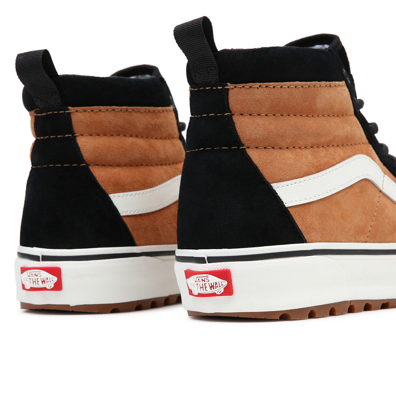 Vans Baskets en Velours de Cuir SK8-Hi MTE-1 noir/marron
