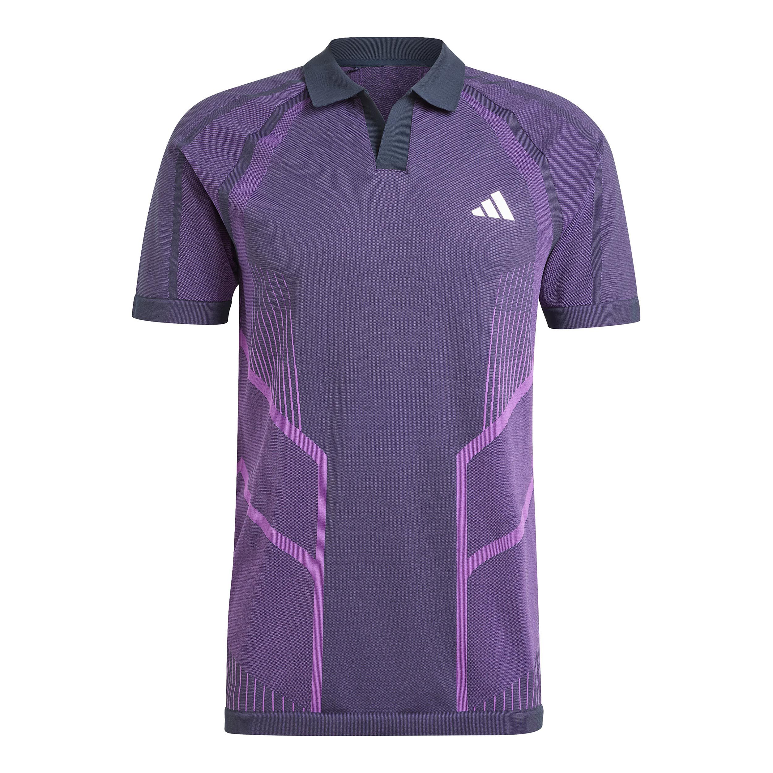adidas Seamless Pro Polo Hommes - Violet , Berry