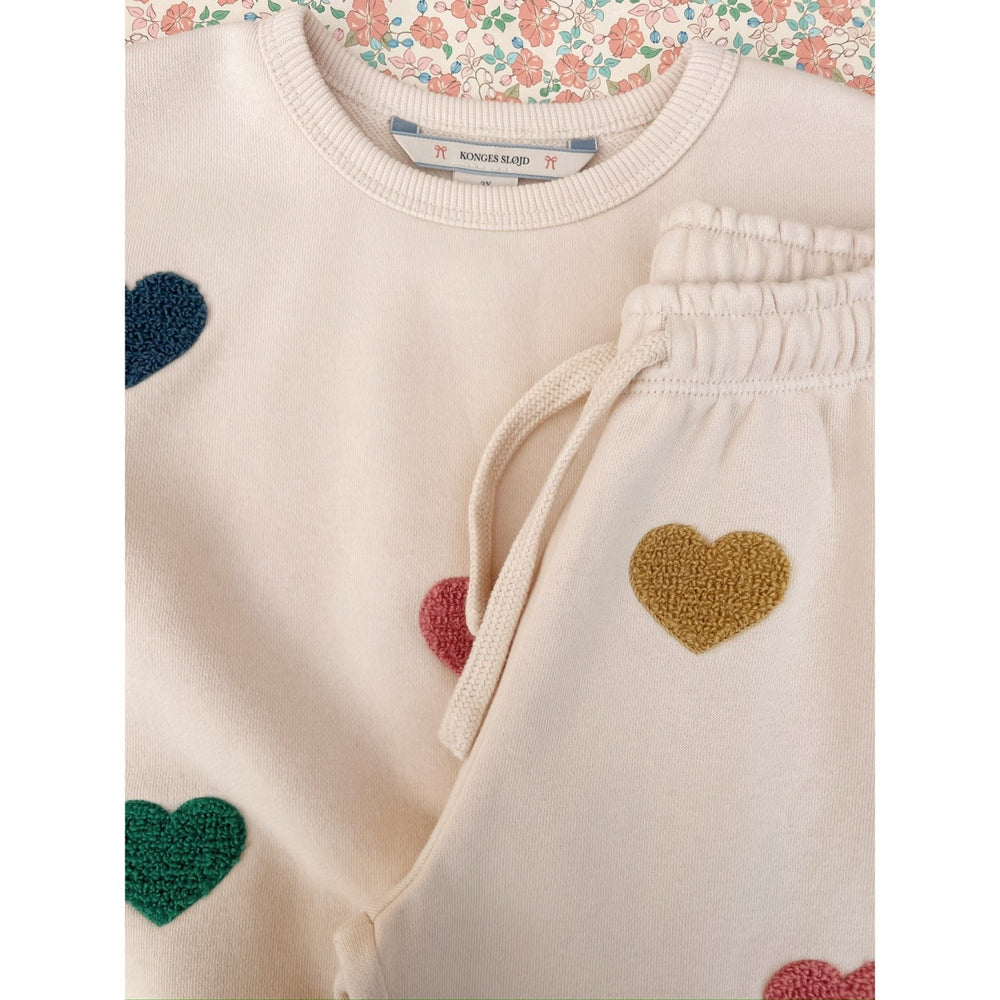 Køb Konges Sløjd Multi Heart Lou Terry Sweatshirt Ocs