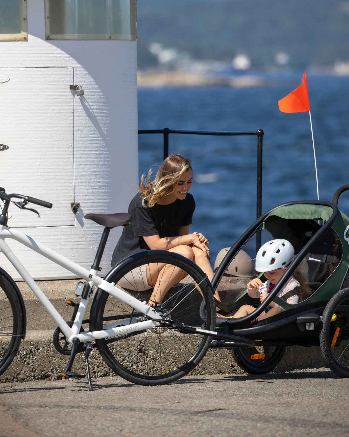 Hamax Outback Sykkelvogn & Barnevogn, Plass til ett barn | Singel Bicycle Trailer