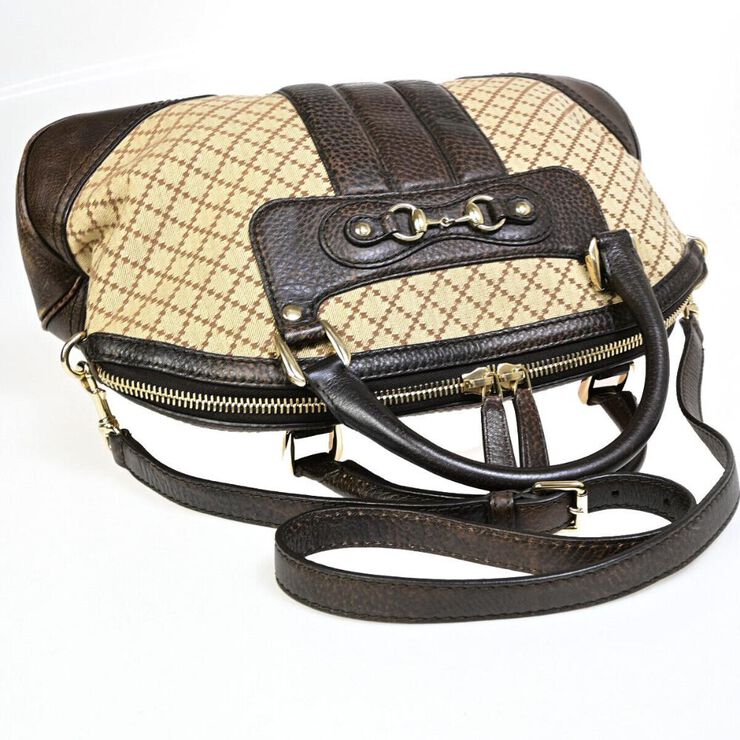 Gucci Vintage Gucci Handbag Beige