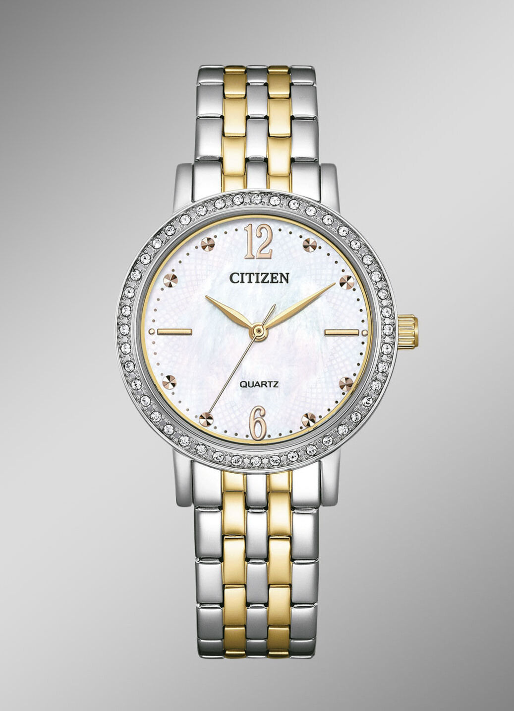 Citizen Quartz-Damenuhr mit Perlmutt-Einlage