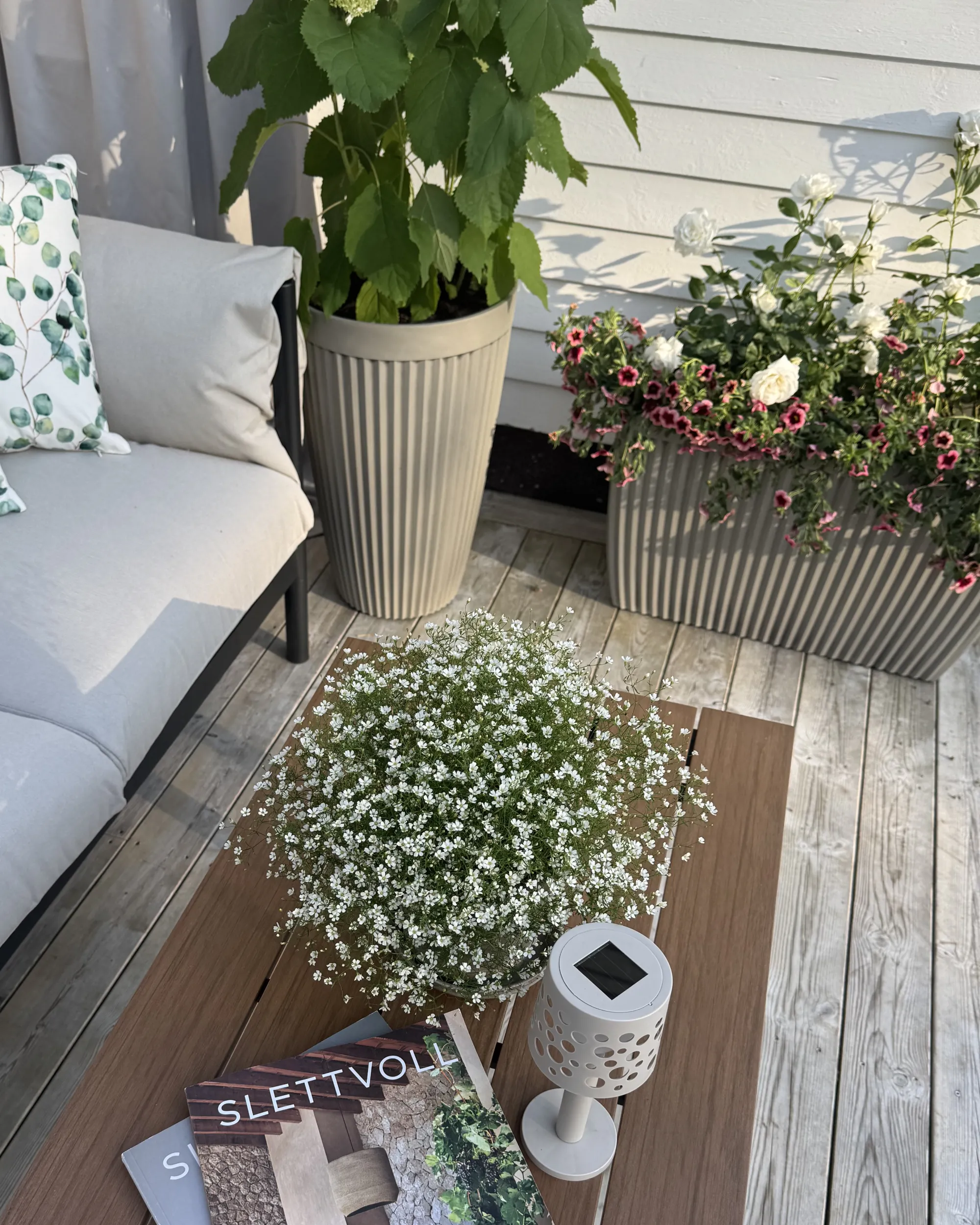 Bloempot SISAL 73 cm Beige