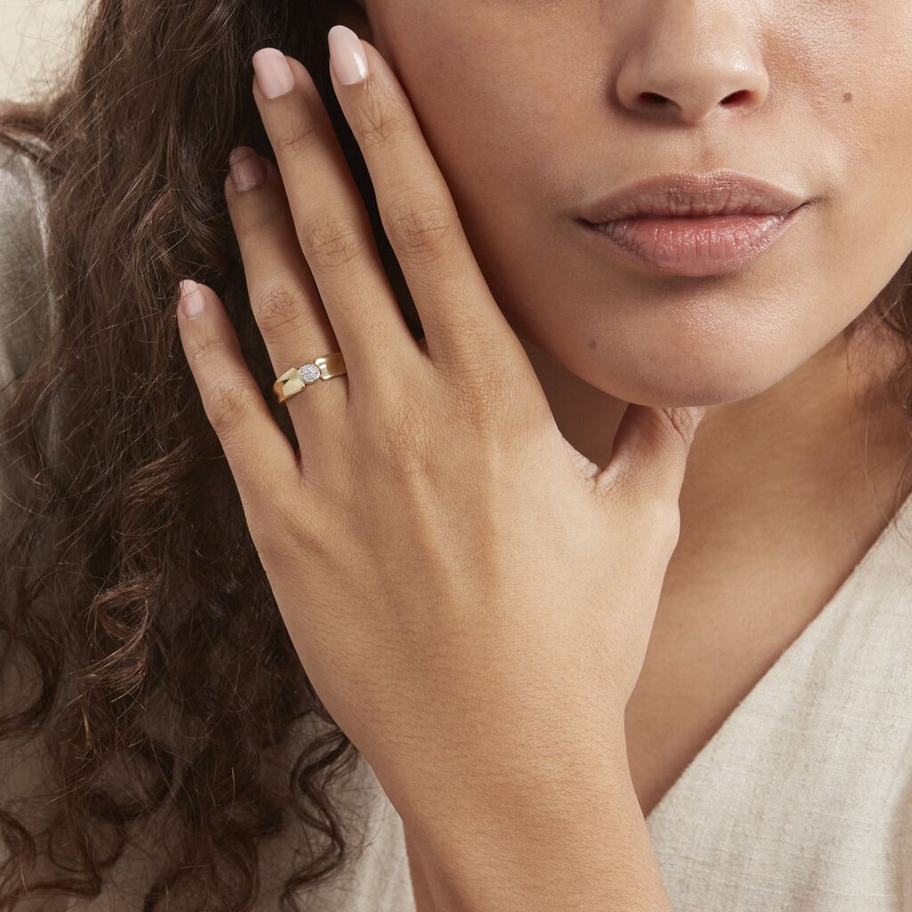 Bague Tamaya Or Jaune Diamant