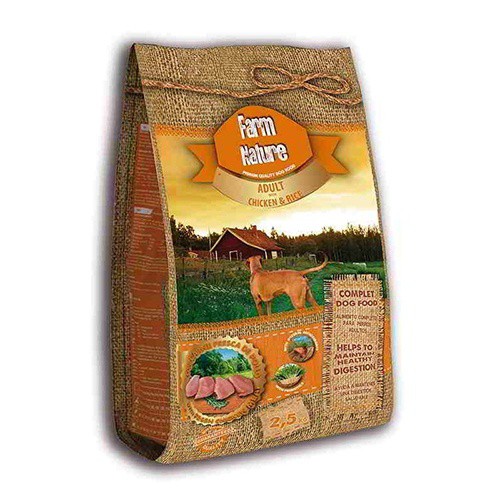 Ração Farm Nature Adulta para Cães, Sabor Frango