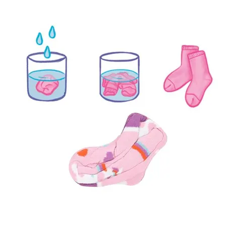 Depesche Ylvi Magische Socken mit Glowin the dark Effekt