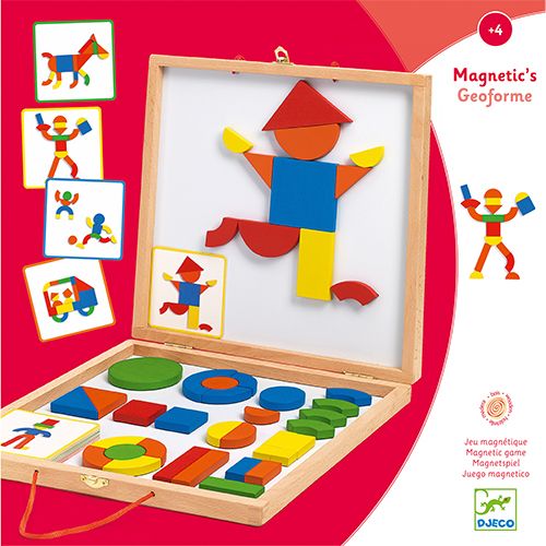 djeco magneetkoffer tangram - 42st
