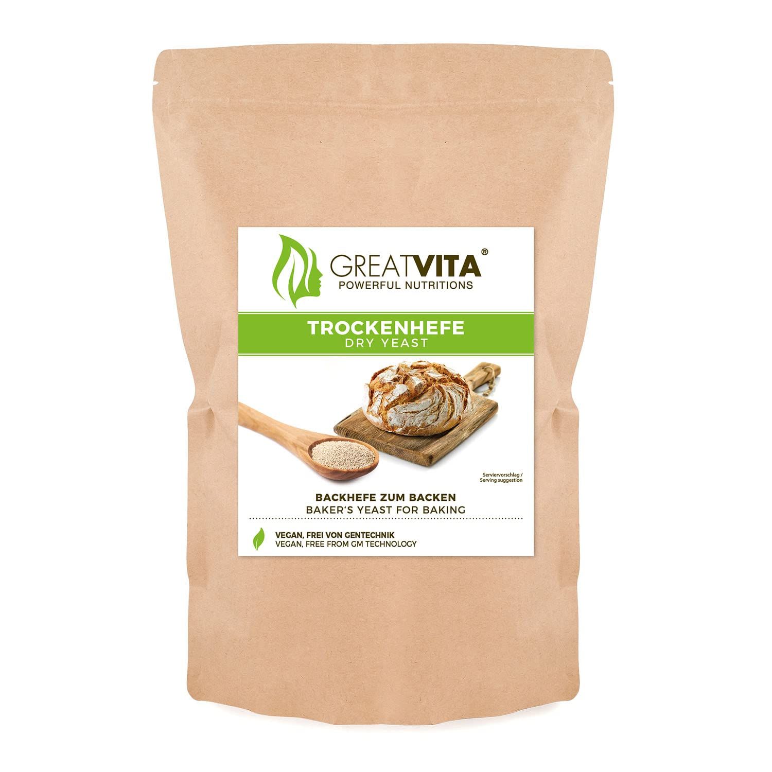 GreatVita Trockenhefe Backhefe