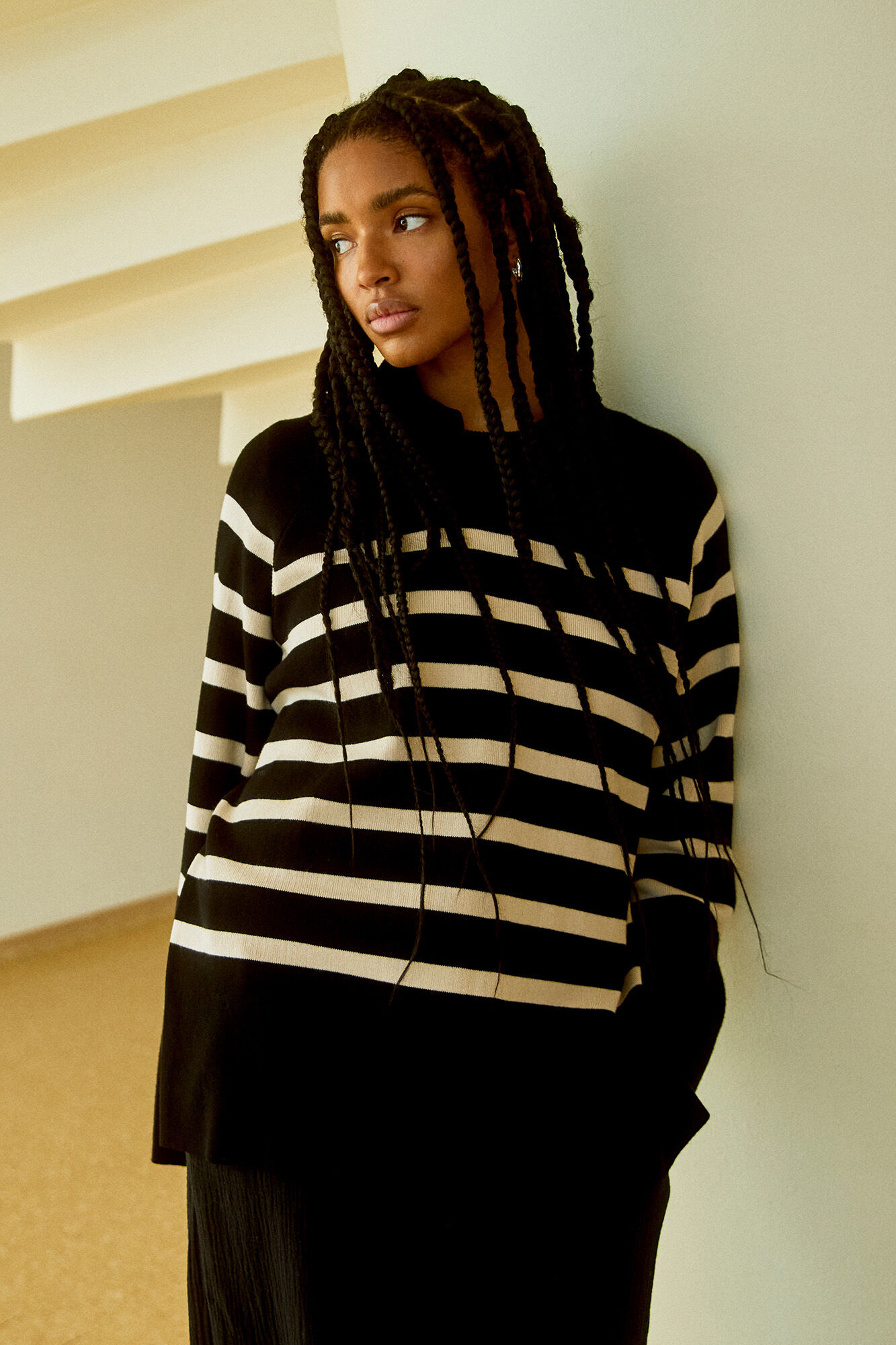 Suéter oversized - Preto