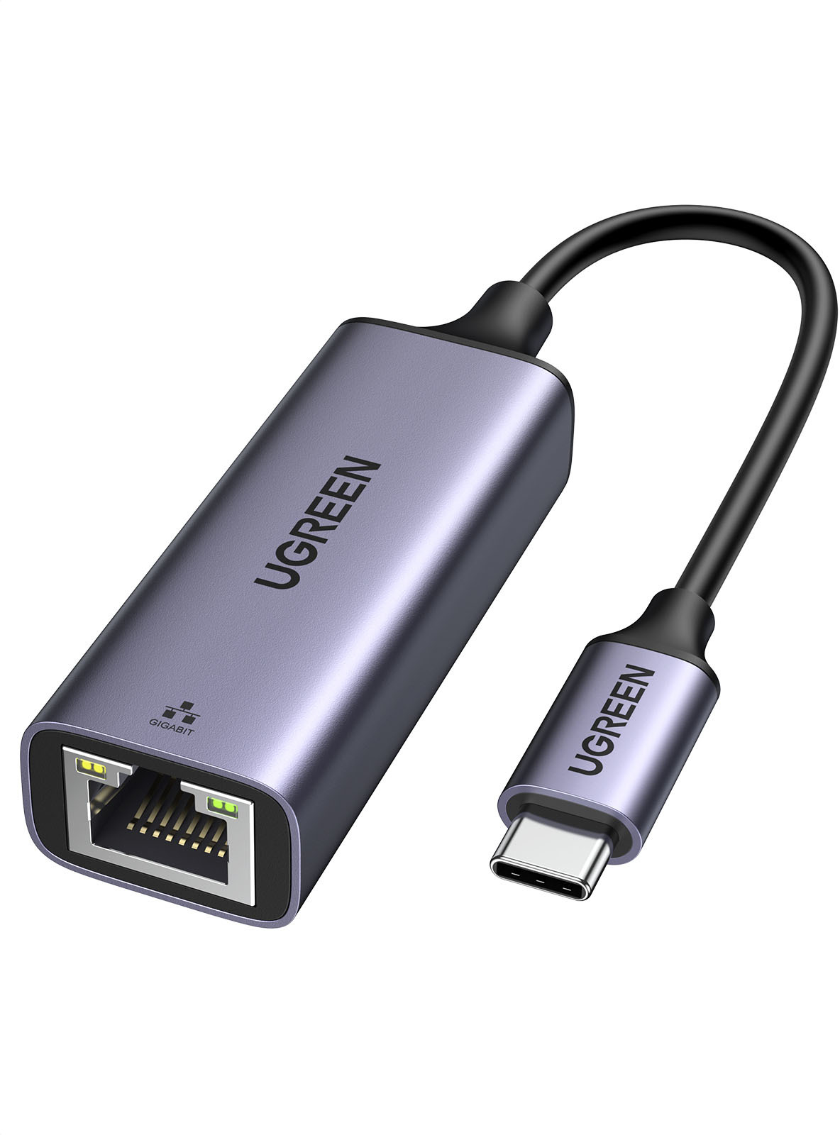 USB C 3.1 auf RJ45 Ethernet LAN Adapter (1000 Mbit/s) - Silber