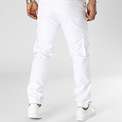 Pantalon Cargo Blanc