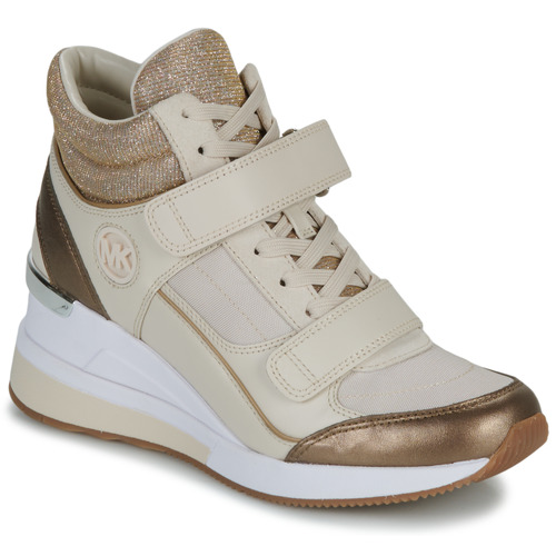 MICHAEL Michael Kors - GENTRY HIGH TOP Beige / Oro