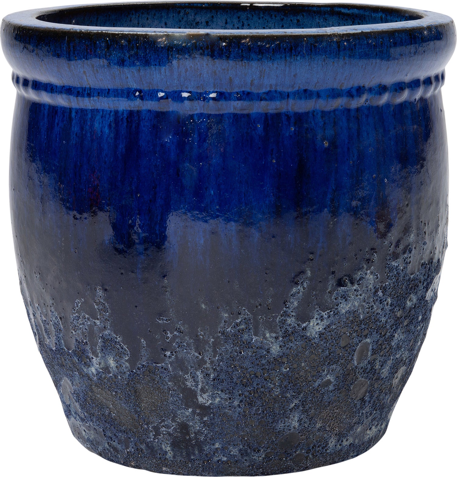 Intratuin bloempot Andy blauw D 39 H 37 cm