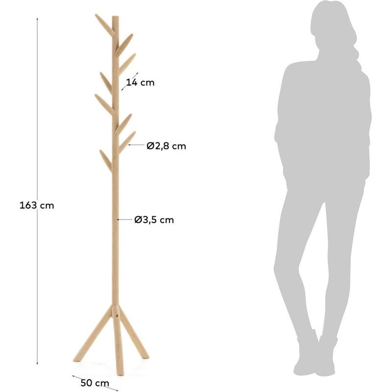 Portemanteau Natane 163 cm