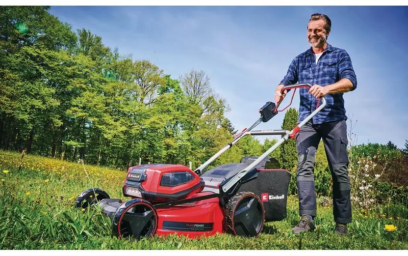 Akku-Rasenmäher GP-CM 36/52 S Li BL Kit, 4 x 5.2Ah<br>Einhell Akku-Rasenmäher für perfekt gepflegte Rasenflächen im heimischen Garten