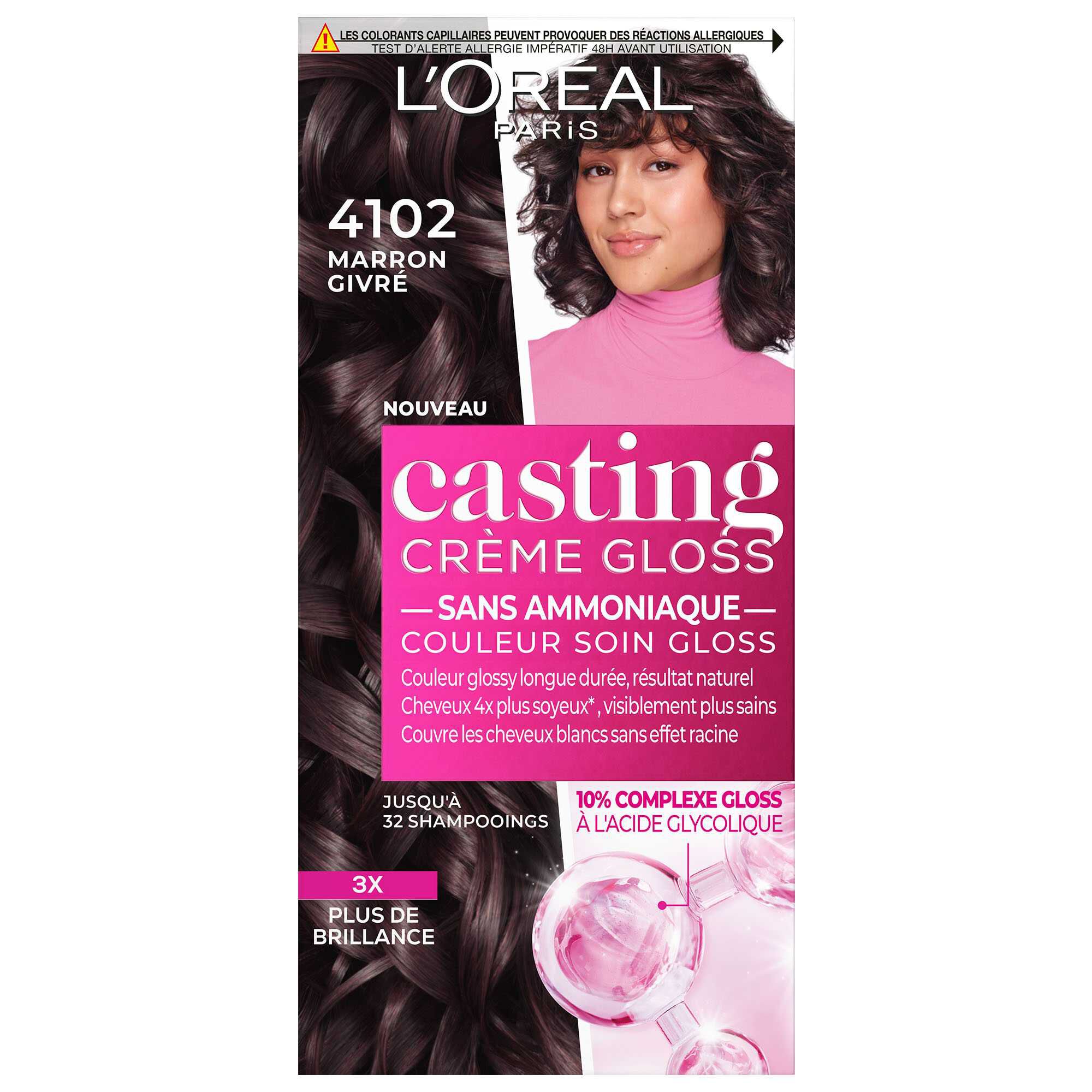 Casting Crème Gloss Coloration Brune-Noire - L'Oréal Paris